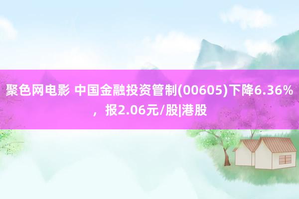 聚色网电影 中国金融投资管制(00605)下降6.36%，报2.06元/股|港股